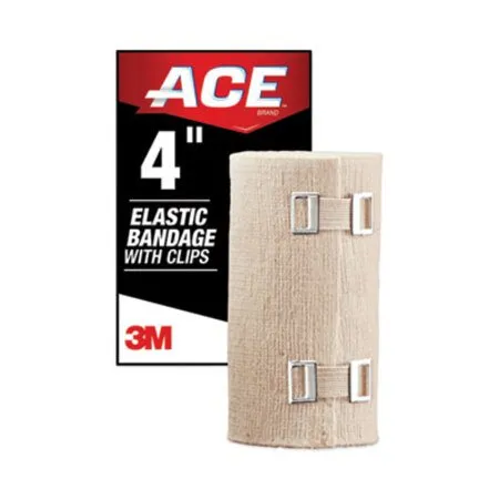 Ace - MMM-207313 - Elastic Bandage With E-z Clips, 4 X 64