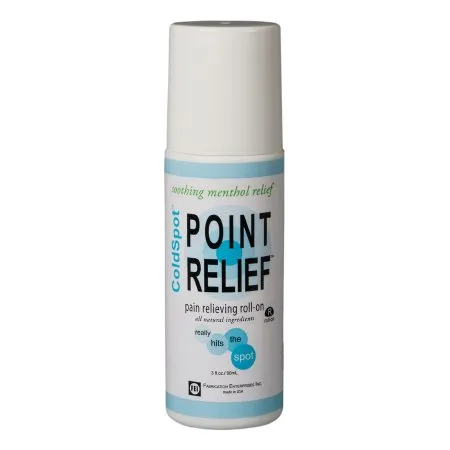Fabrication Enterprises - Point Relief ColdSpot - From: 11-0720-1 To: 11-0740-1 -  Topical Pain Relief  0.06% 12% Strength Menthol / Methyl Salicylate Topical Gel 3 oz.