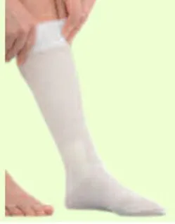BSN Medical - JOBST UlcerCARE  - 114501 - Compression Stocking Liner JOBST UlcerCARE  Knee High Medium White Closed Toe