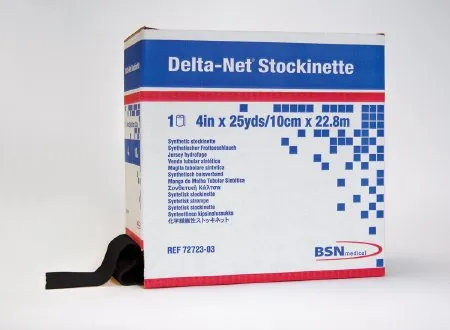 BSN Medical - Delta-Net - 7272303 - Delta Net Stockinette Tubular Delta Net 4 Inch X 25 Yard Synthetic NonSterile