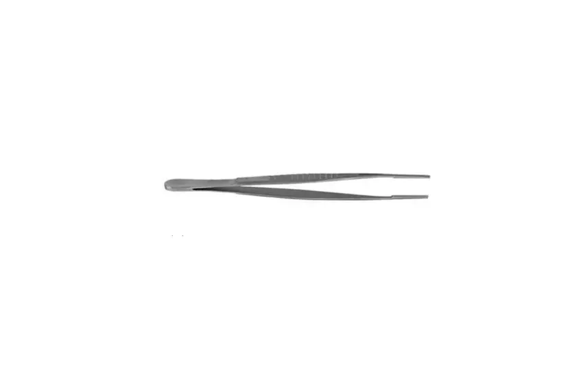 V. Mueller - CH5900-1 - Vascular Tissue Forceps V. Mueller Debakey 6-1/4 Inch Length Surgical Grade Stainless Steel Nonsterile Nonlocking Thumb Handle Straight Heavy, 2.5 Mm Wide Jaws