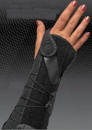 Professional Products - eZY WRAP Sidewinder Standard - 11355-00-01 - Wrist Support Ezy Wrap Sidewinder Standard Felt Left Hand Black One Size Fits Most