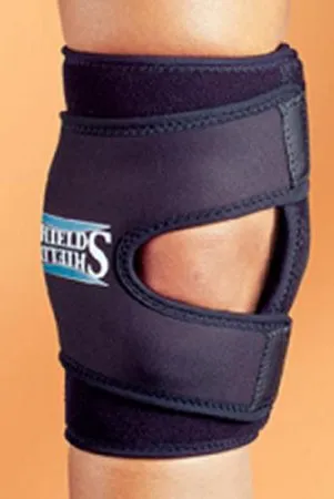 Hely & Weber - Shields - 5675-BLK-L - Knee Brace Shields Large 16-1/2 To 19 Inch Thigh Circumference 12 Inch Length Left Or Right Knee