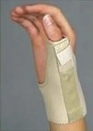 Scott Specialties - AL6400 BEI S/M - Thumb Splint Small / Medium Left Hand Beige