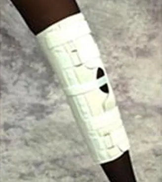 Scott Specialties - 3120 WHI LG - Knee Immobilizer Large 20 Inch Length Left Or Right Knee