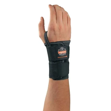 Ergodyne - Proflex 4010 - 70026 - Wrist Support Proflex 4010 Double Strap Elastane / Elastic / Polyester Right Hand Black Large