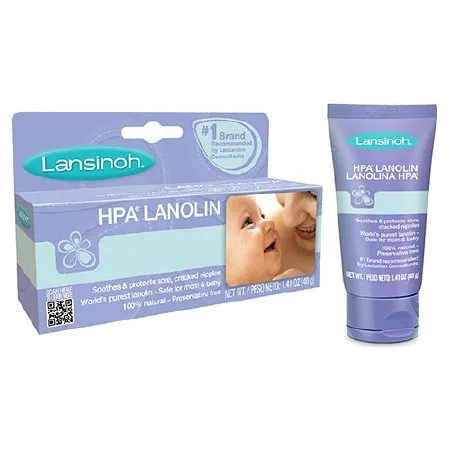 Lansinoh Labs - Lansinoh HPA - 04467710020 -  Nipple Cream  1.41 oz. Tube Scented Cream