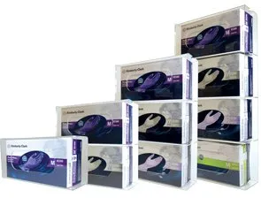 Unimed - Midwest - Side Load with Dividers - CGT3061003 - Glove Box Holder Side Load with Dividers Horizontal Mounted 3-Box Capacity Clear 3-3/4 X 11-1/4 X 16-1/2 Inch Acrylic
