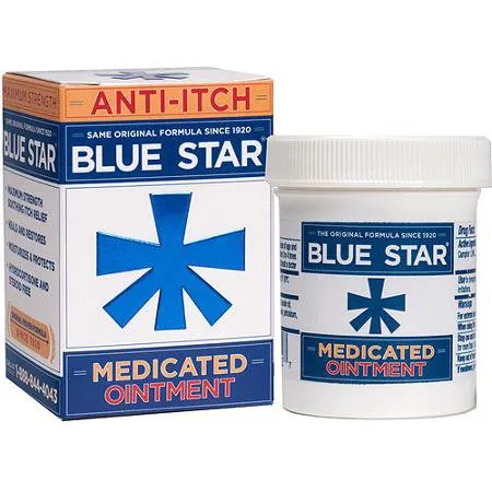 GHC Group - Blue Star - 36842920102 - Itch Relief Blue Star 1.24% Strength Ointment 2 oz. Jar