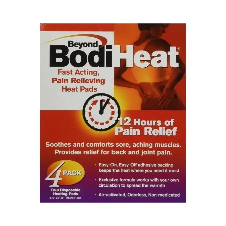 Okamoto - 02837374984 - Topical Pain Relief Beyond Bodi Heat® Activated Carbon / Iron Powder / Vermiculite Patch 4 Per Box