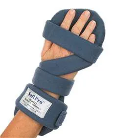 Alimed - SoftPro Palmar - 2970002695 - Resting Hand Splint Softpro Palmar Fabric Right Hand Blue Medium