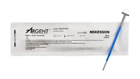 McKesson - McKesson Argent - 455 - LEEP/LLETZ Electrode McKesson Argent Tungsten Wire Loop Tip Disposable Sterile