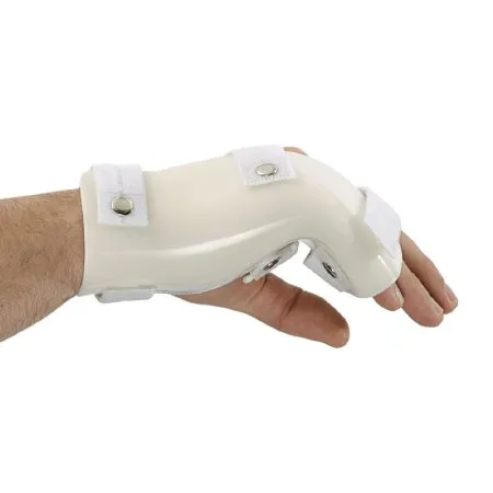 Alimed - G-Force - 52205 - Boxer Fracture Splint with MP Flexion G-Force Plastic / Foam Right Hand White Large
