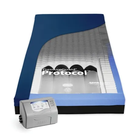 Span America - PressureGuard Protocol - P8435-29 - Bed Mattress PressureGuard Protocol Alternating Pressure / Low Air Loss 84 X 35 X 7 Inch
