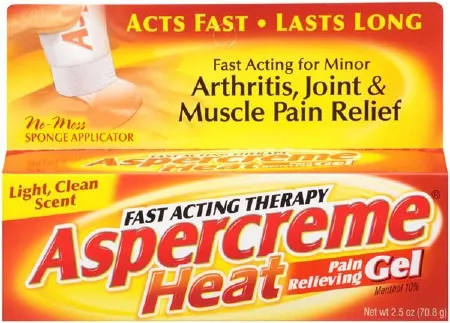 Chattem - Aspercreme - 41167005740 - Topical Pain Relief Aspercreme 10% Strength Menthol Topical Gel 2.5 oz.