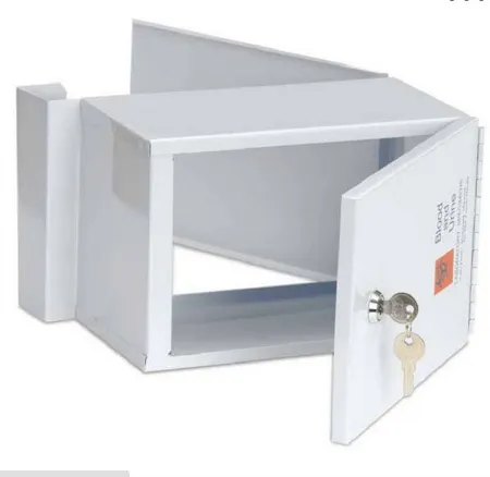 Market Lab - 00114 - Specimen Drop Box 7-1/4 X 11 X 14 Inch White ABS Plastic