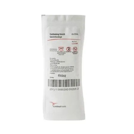 Cardinal - Dermacea - 2293 - Conforming Bandage Dermacea 6 Inch X 4-1/10 Yard 6 per Pack NonSterile 1-Ply Roll Shape