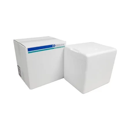 Therapak - 56519 - Insulated Shipper Therapak 6 X 8 X 8 Inch 12 Vials For Refrigerated And Frozen Specimen