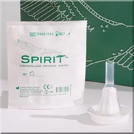 Bard - Spirit1 - 35105 - Male External Catheter Spirit1 Self-Adhesive Seal Hydrocolloid Silicone X-Large