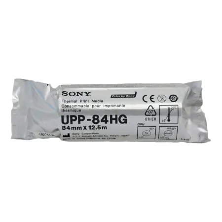 S & W Healthcare - Sony - UPP-84HG - Thermal Printer Paper Sony 104 Prints 84 mm X 12-1/2 m Black / White