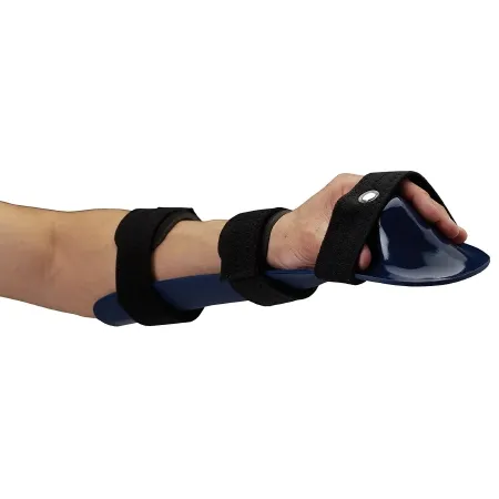 Patterson medical - Rolyan Kydex - 56072702 - Neutral Position Hand Orthosis Rolyan Kydex Kydex Thermoplastic / Volara Left Hand Black Large
