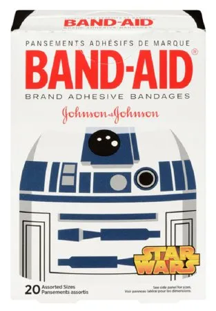 J&J - Band-Aid - 10381371162861 - Adhesive Strip Band-Aid 5/8 X 2-1/4 Inch / 3/4 X 3 Inch Plastic Rectangle / Spot Kid Design (Star Wars) Sterile