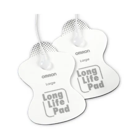 Omron Healthcare - Long Life Pads - Large - PPLLPAD-L - Long Life Pads - Large Electrotherapy Electrode For OMRON TENS Units PM3029  BP3030  PM3031  PM3032  PM400  PM501