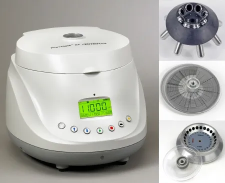 United Products & Instruments - PowerSpin BX Combination - C885 - Microcentrifuge Powerspin Bx Combination 24 Place Fixed Angle Rotor Variable Speed Up To 11,000 Rpm