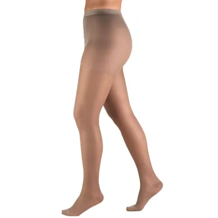 Truform - 1775TP-T - Compression Pantyhose Truform Waist High Tall Taupe Closed Toe