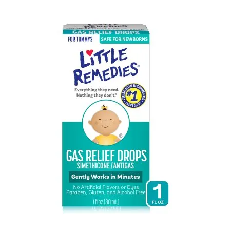 Medtech Laboratories - Little Remedies - 56184120401 - Gas Relief Little Remedies 40 mg / 0.6 mL Strength Oral Drops 1 oz.