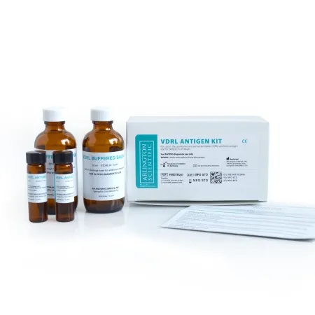 Arlington Scientific - ASI VDRL Antigen Test - 950010 - Sexual Health Test Kit Asi Vdrl Antigen Test Syphilis Screen Up To 5,900 Tests Clia Non-waived