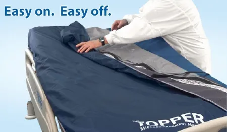 Span America - The Topper - CLT-MEM48 - Mattress Topper Coverlet The Topper 48 X 80 Inch Vapor Permeable / Bacteriostatic Fabric For MEM48 Topper Microenvironment Manager Systems