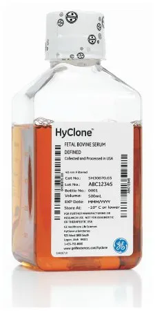 Fisher Scientific - HyClone - SH3007003 - Culture Media HyClone Fetal Bovine Serum Beige Liquid
