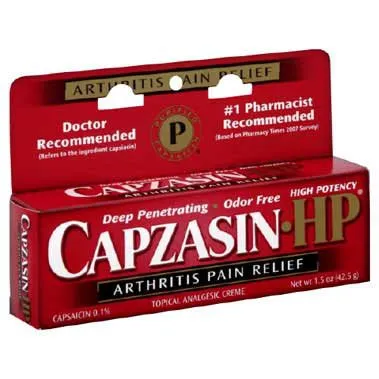 Chattem - Capzasin-HP - 41167075142 - Topical Pain Relief Capzasin-HP 0.1% Strength Capsaicin Cream 1.5 oz.
