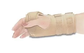 Alimed - Freedom - 5937 - Arthritis Wrist / Hand Support Freedom Flannel / Foam Left Hand Beige Large