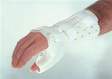 Alimed - PlastiCast - 2970001924 - Wrist / Hand / Thumb Splint Plasticast Polyethylene / Foam / Stockinette Right Hand White Large