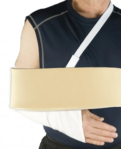 A-T Surgical - 3102-W - Arm Sling Support | Shoulder Immobilizer with Foam Swathe