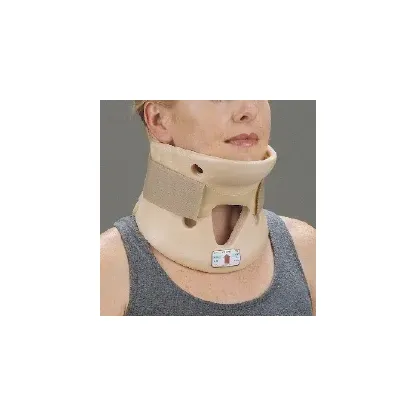 Deroyal - A9916-11 - Rigid Cervical Collar DeRoyal Preformed Adult Small Two-Piece / Trachea Opening 4-1/4 Inch Height 10 to 13 Inch Neck Circumference