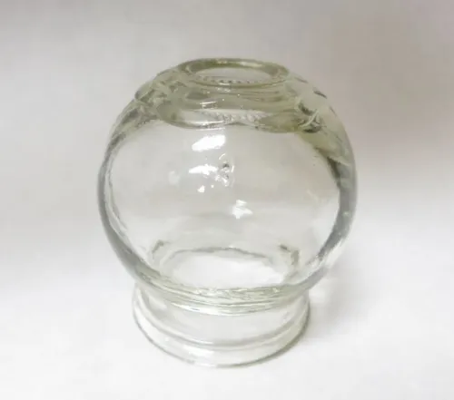AcuZone - Cup-Glass F(#2) New - Glass Cupping Jar(flat Top) - #2