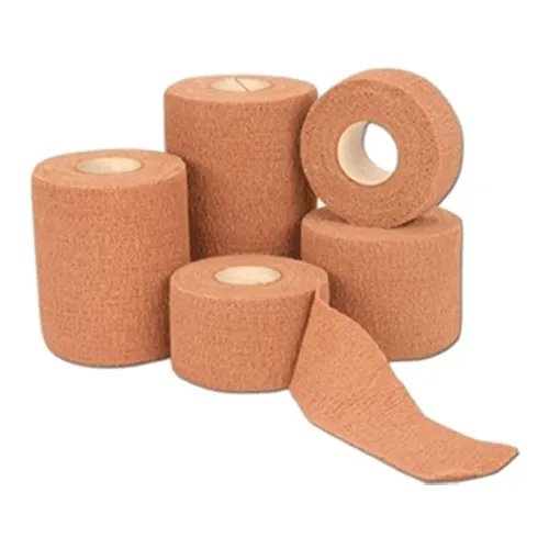 Andover Coated Products - CoFlex - 3400TN-018 - Cohesive Bandage CoFlex 4 Inch X 5 Yard Self-Adherent Closure Tan NonSterile 14 lbs. Tensile Strength