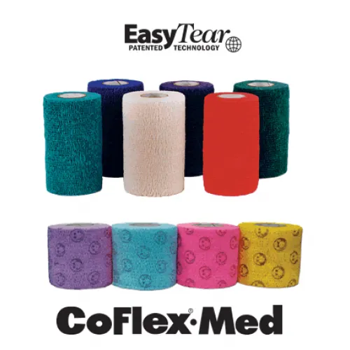 Andover - CoFlex - From: 5600BB-012 To: 5600WH-072 - Self Adherent Wrap, Hand Tear, Latex Free (LF)