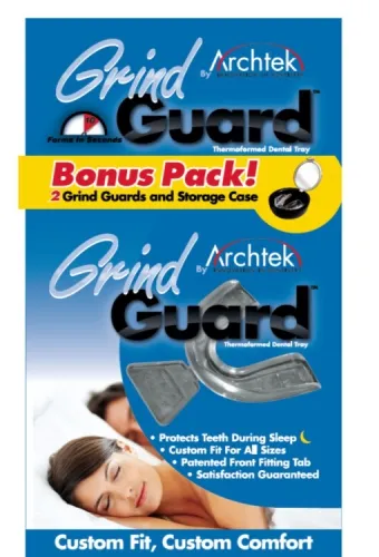 Archtek Dental - 427P-2 - Grind Guard&trade;+SPORT  2 ct. trays in clamshell with cord and storage case