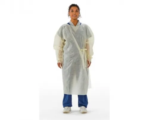 Aspen Surgical - 51194FC - Gown, SMS, AAMI Level 2, Over the Head Gown, Full Coverage, Yellow, 2XL, 100/cs