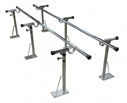 Bailey Manufacturing - 4530 - Floor Mounted Parallel Bars, Six Posts, 500 LB Capacity