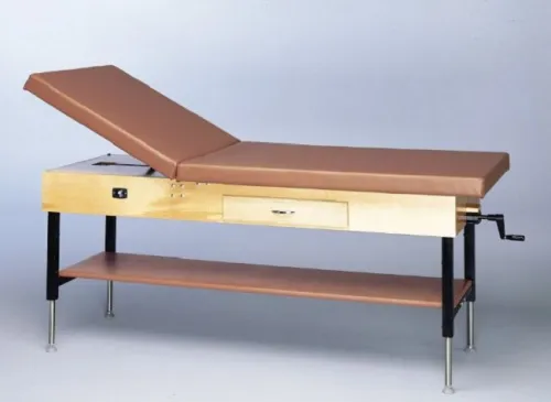 Bailey Manufacturing - 469 - Plain with Adjustable Back & Drawer, Treatment Tables: Raised Rim Tables, without Mats