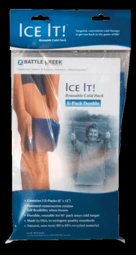 Battle Creek Equipment - Ice It! - From: 502 To: 523 -   ColdComfort Cold Therapy Refill, E Pack 6" x 12", Vinyl, Latex Free
