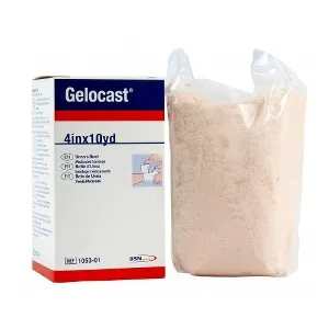 BSN Medical - Gelocast - 01053 - Unna Boot Gelocast 4 Inch X 10 Yard Cotton Calamine NonSterile