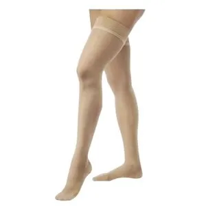 BSN Jobst - 114219 - Compression Stocking  Thigh Relief  30-40mmhg  Closed Toe  Silicone Band  X-Large  Beige  1-pr