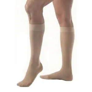 BSN Jobst - 119606 - Compression Stocking, Knee High, 15-20 mmHG, Closed Toe, Petite, Natural, Large
