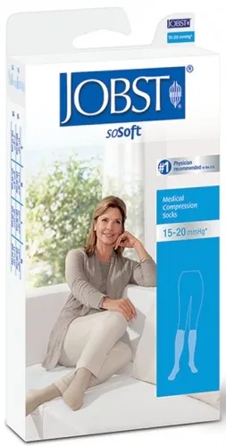 BSN Jobst - From: 120205 To: 120310  Jobst&reg; Sosoft 15 20 Knee Brocade Closed Toe
